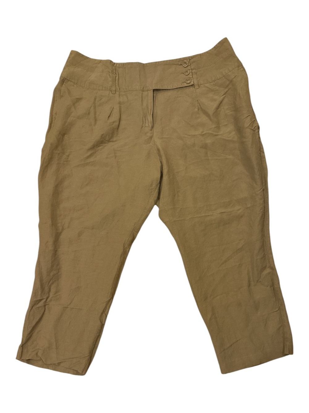 Lane Bryant Tan Cropped Ankle Pants size 20